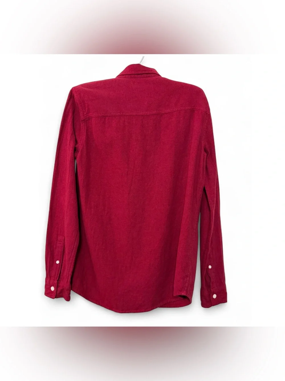 Abercrombie Boys Youth Long Sleeve Oxford Button Up Heather Red Size 15/16 Youth